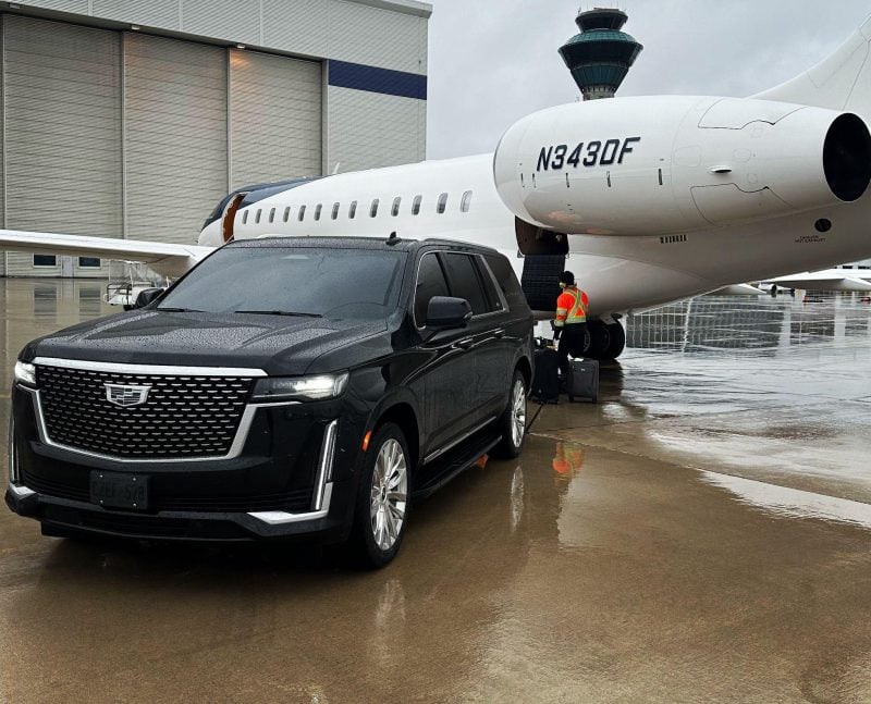 Airport Transportation 2 Cadillac Escalade Private Jet Transportation