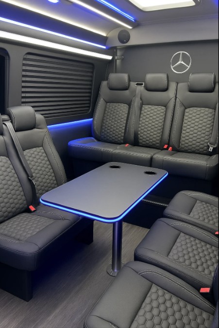 Little Known Facts About Minivan Taxi to Airport 3 Luxury Sprinter Van Interior