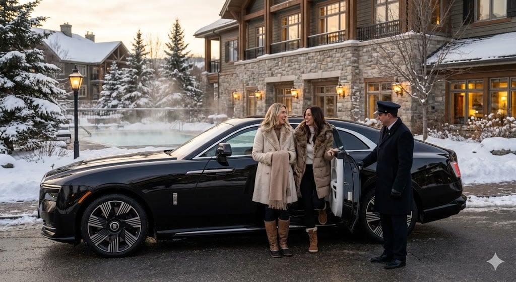 Blue Mountain Luxury Vehicle