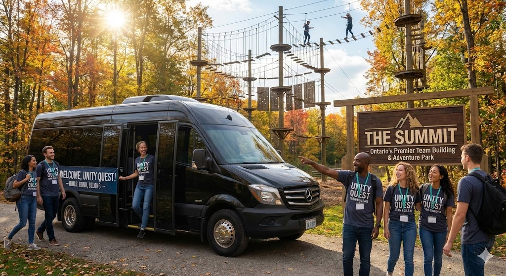 Team building activity transport