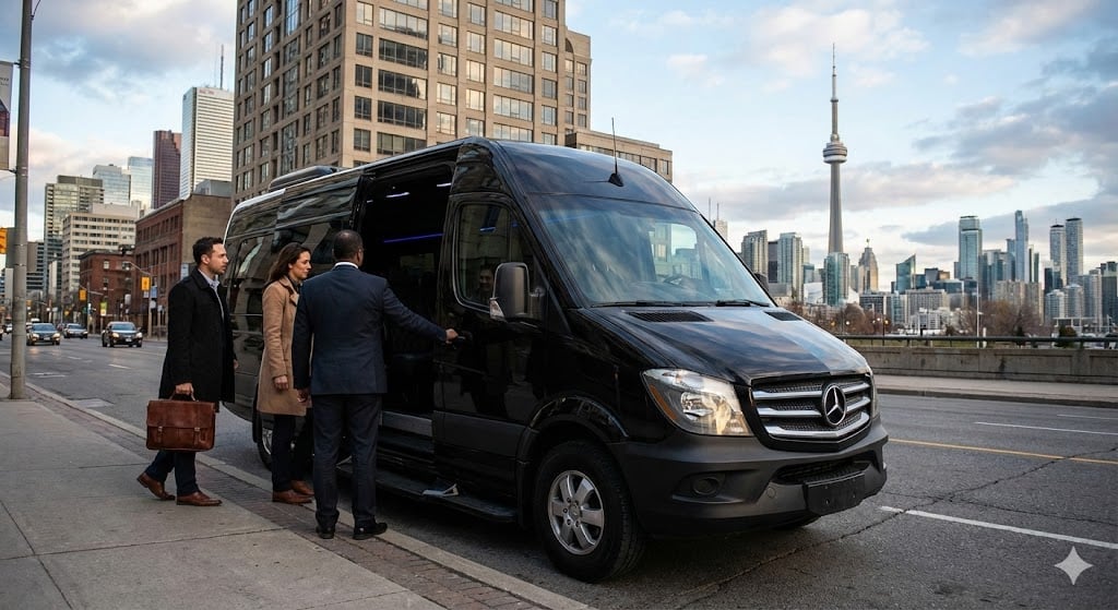 Sprinter van downtown Toronto