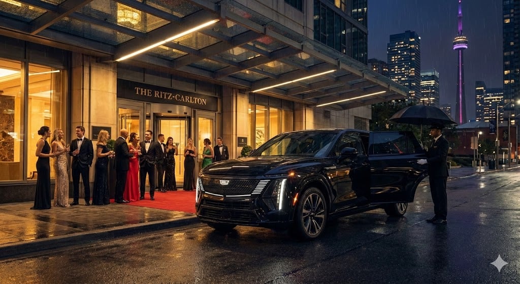 Cadillac Escalade concert transportation Rogers Stadium