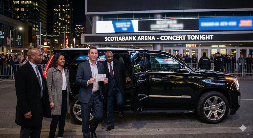 Executive crew at Scotiabank Arena