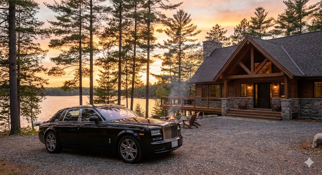 Chauffeuropolis #1 ranked luxury car service in Port Carling Muskoka cottage delivery