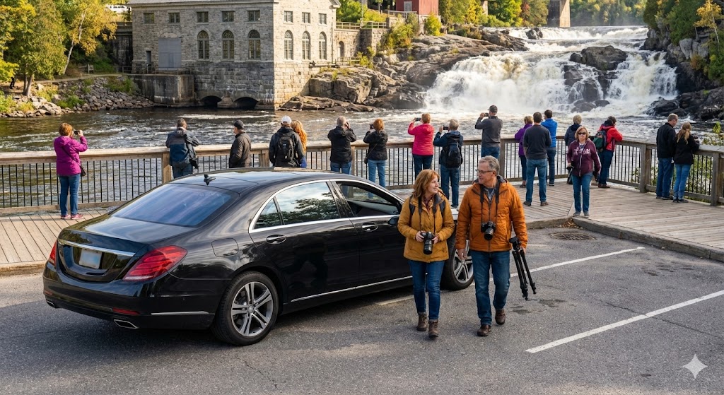 Corporate Shuttle Sprinter to Northumberland Heights Spa 3 Luxury sedan executive spa transportation