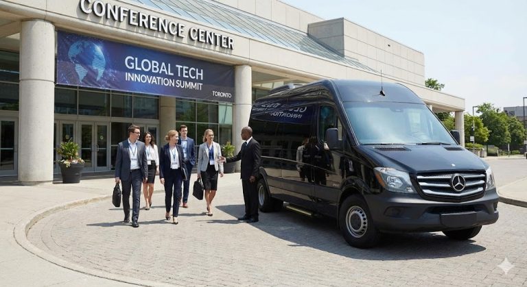 Sprinter at conference