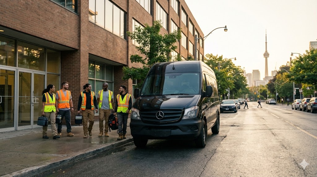 Sprinter van downtown Toronto professional service