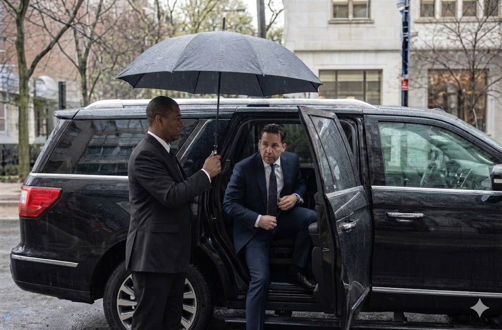 Golf group at Sprinter Van