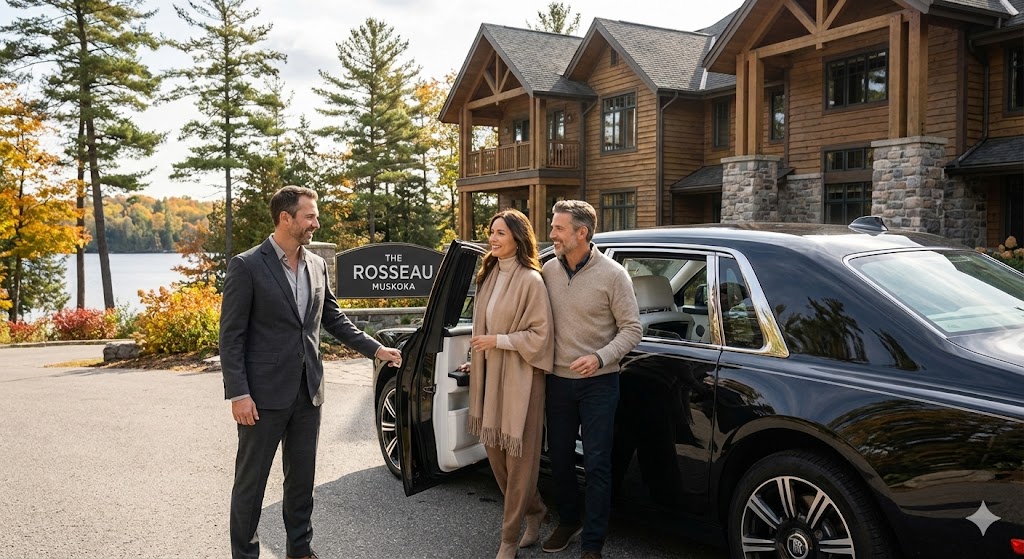 Car service at Muskoka cottage with VIP boarding last-minute