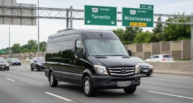 Professional van transportation Highway 401 Toronto