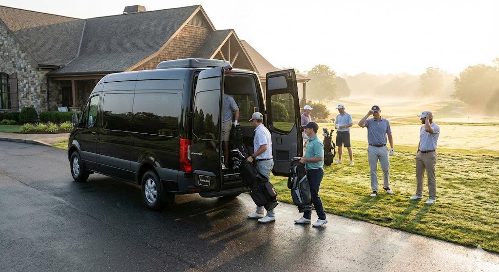 Airport Transportation 4 Mercedes Sprinter Van Executive Airport Service