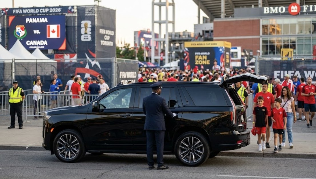 Escalade professional service BMO Field fan zone