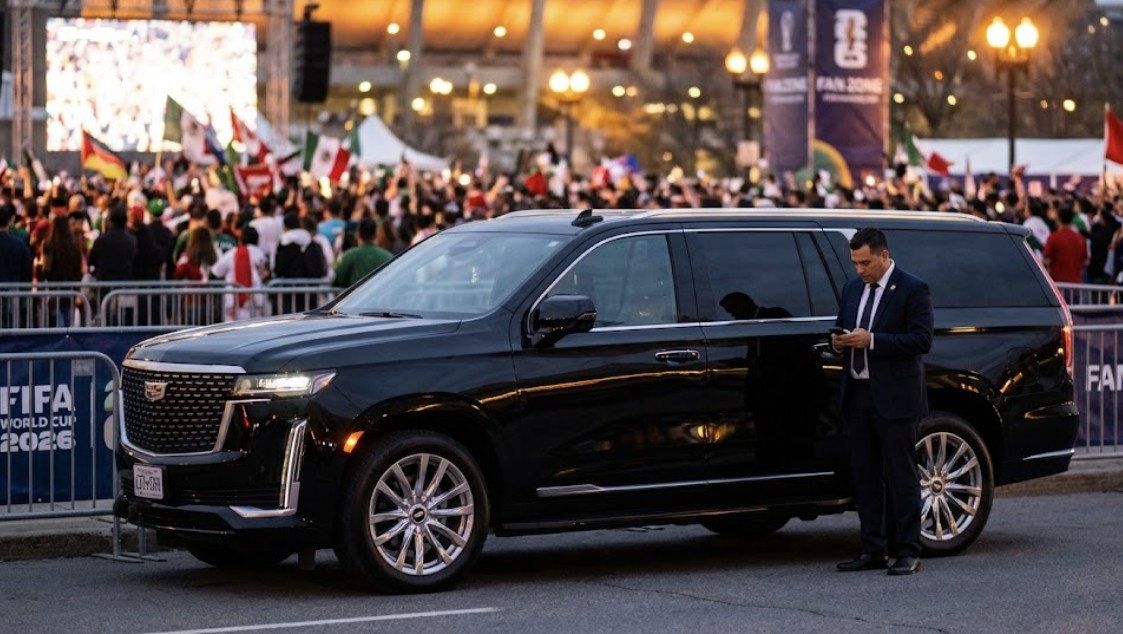 Escalade professional coordination World Cup fan zone