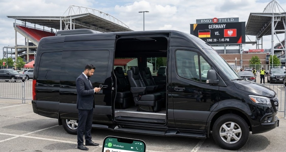 FIFA World Cup 2026 Limo & Shuttle Service in Toronto 1 Sprinter Shuttle