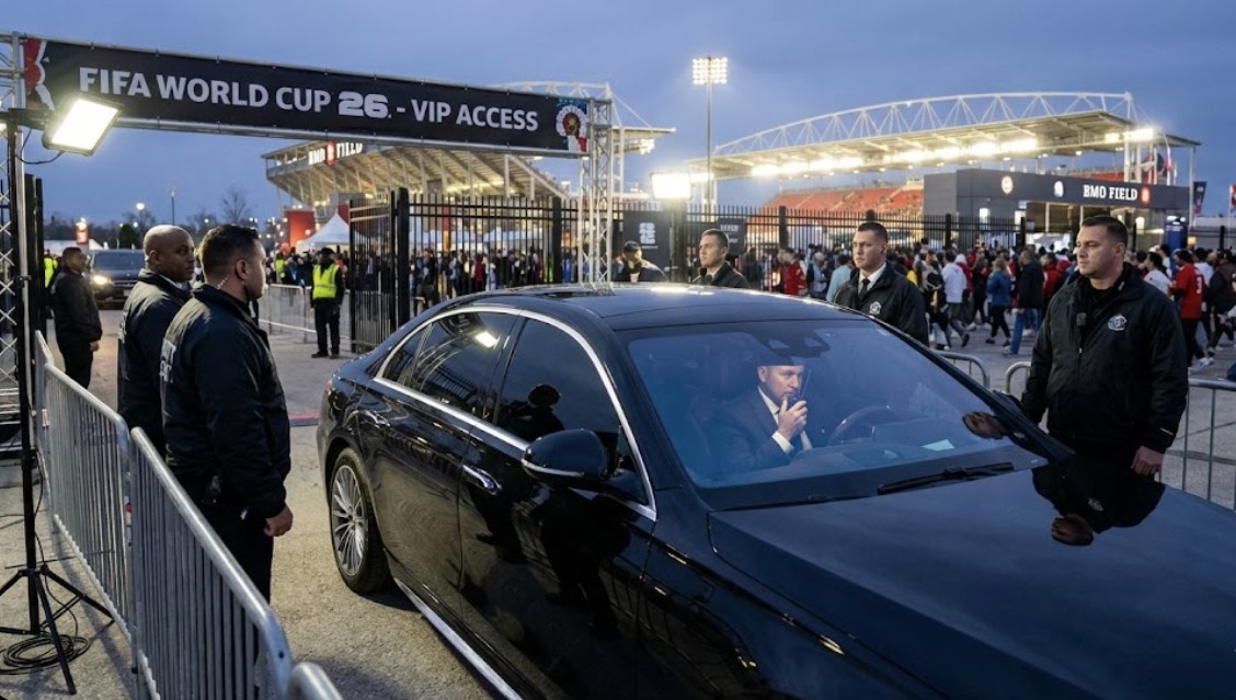 S-Class BMO Field secure VIP gate