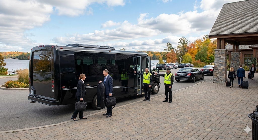 40-passenger worker shuttle bus