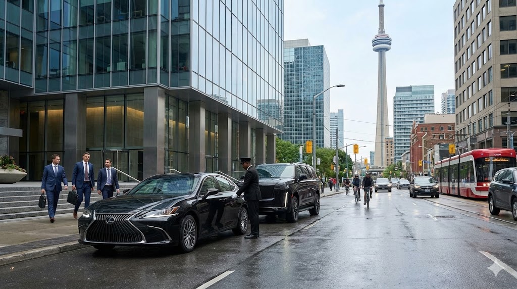 Luxury sedan for VIP bridal party
