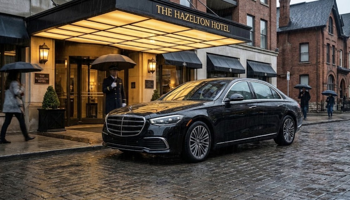 Dedicated Chauffeur Service for World Cup 2026 Toronto 5 Mercedes S580 Yorkville luxury sedan