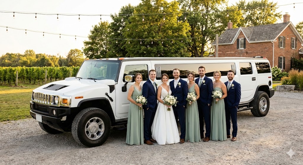 Hamilton Corporate & Executive Car Service 8 Hummer H2 Stretch Limo Hamilton Parties