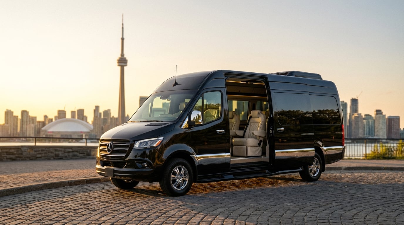 Group of Post Malone concert fans ready for corporate Sprinter transportation Toronto