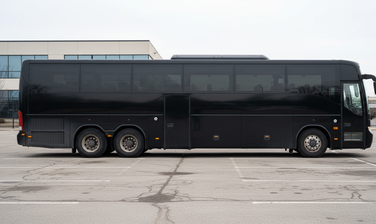 56-seat motorcoach for large Hamilton charter groups