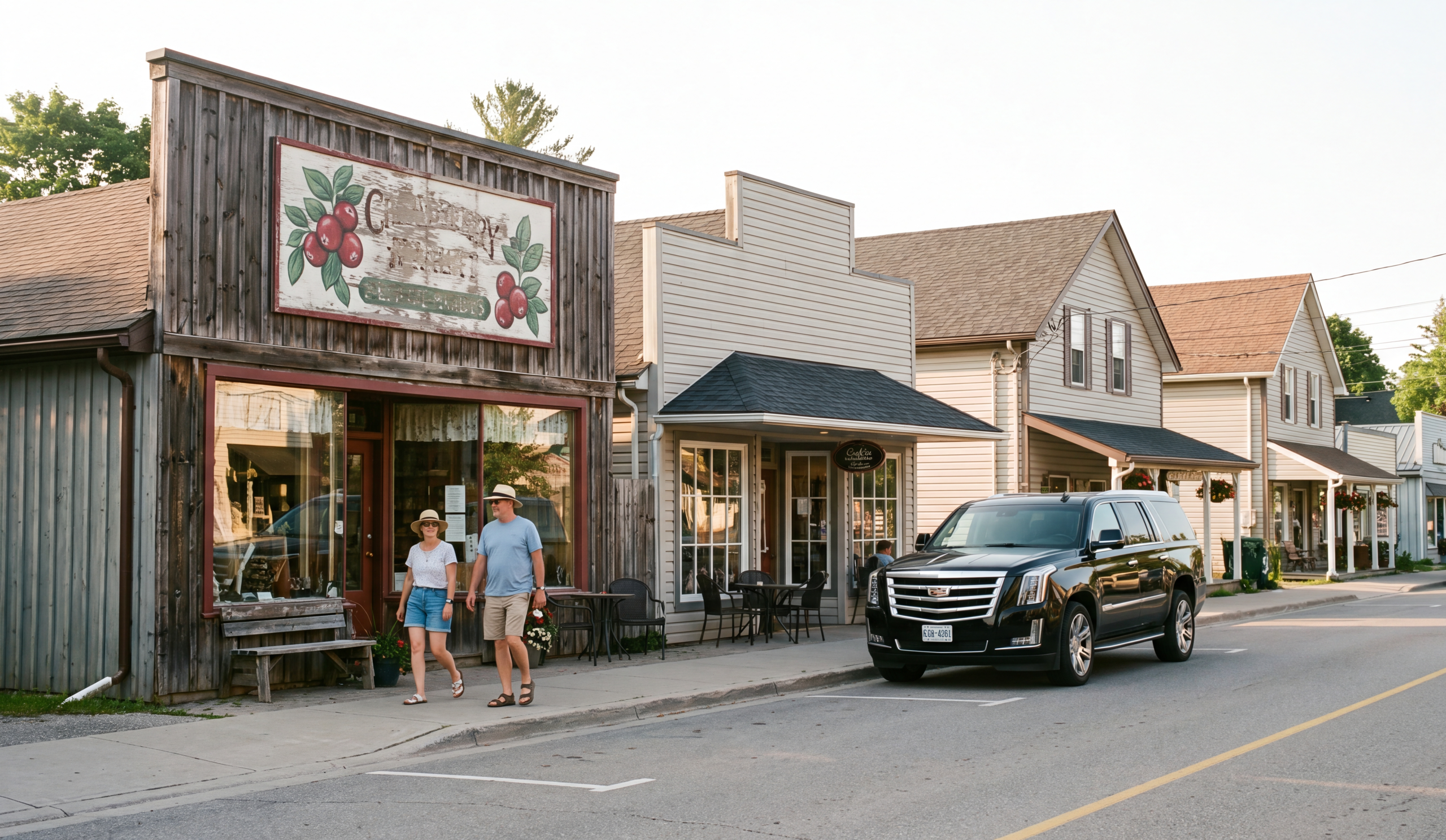 Main street in the village of Bala Ontario