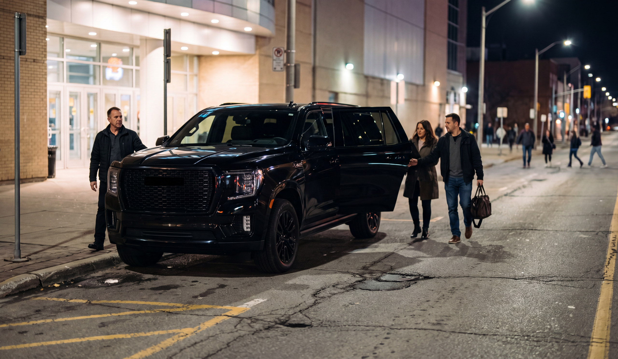 Post-show private pickup outside TD Coliseum Hamilton