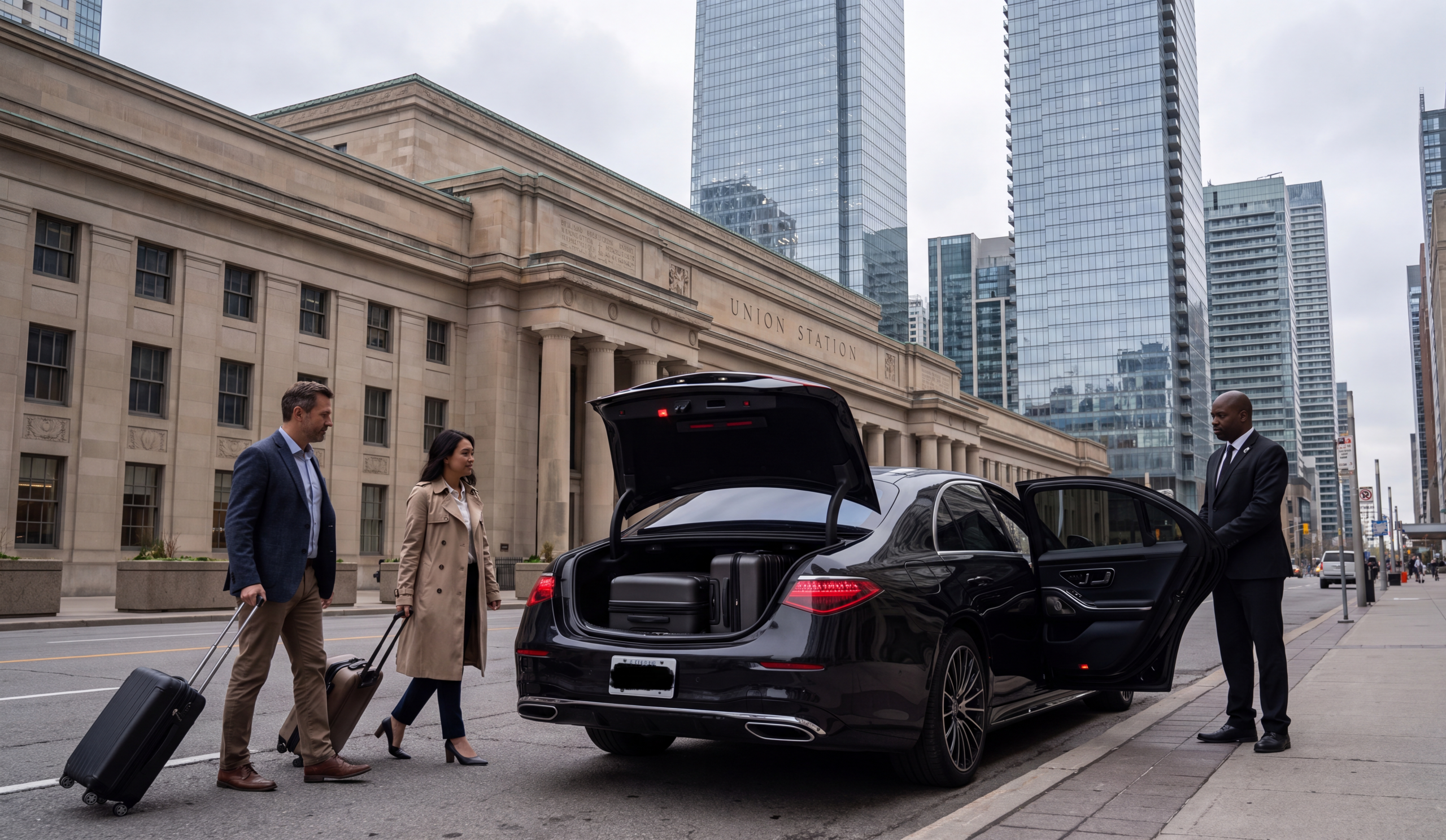Black Sprinter van picked up in downtown Toronto bound for Muskoka Bay Resort
